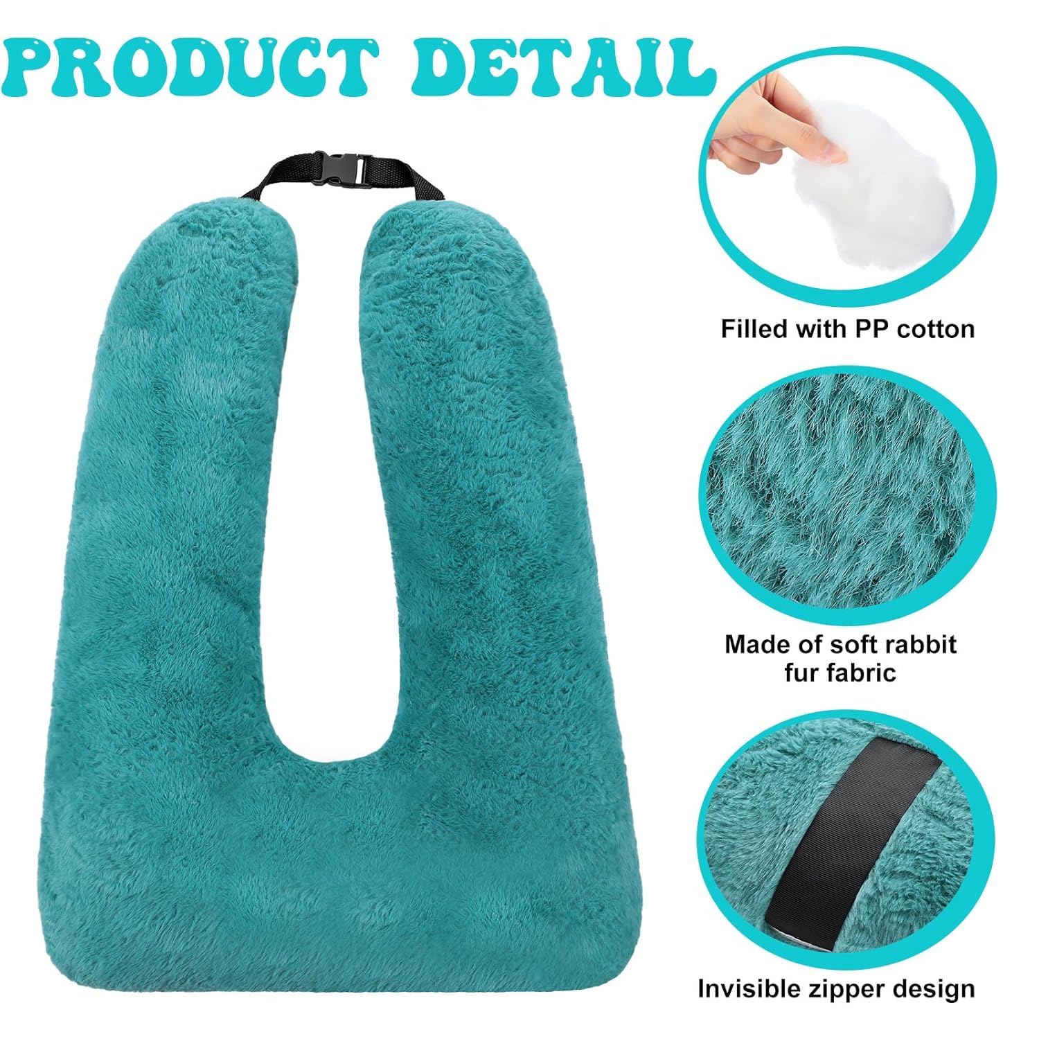 2 Pcs U Shaped Travel Pillow for Car and Plane Use