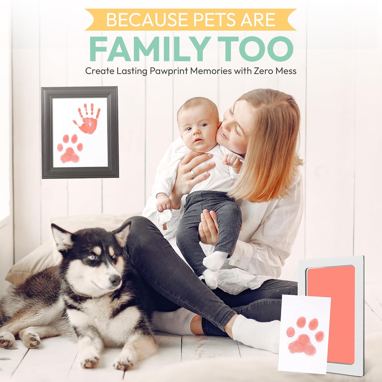 Clean Touch Ink Pad for Baby Handprints and Footprints