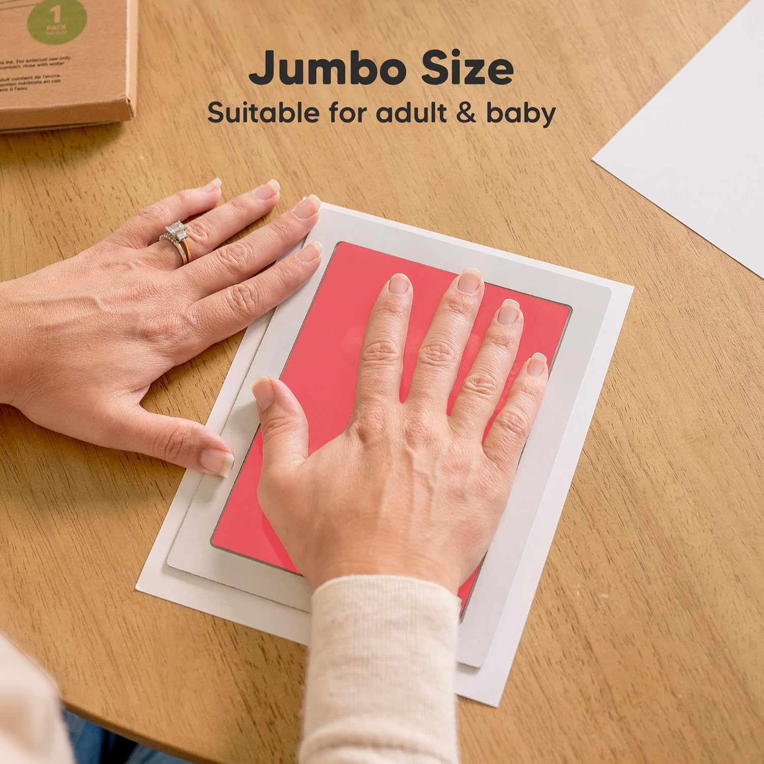 KeaBabies Inkless Hand and Footprint Kit with Frame