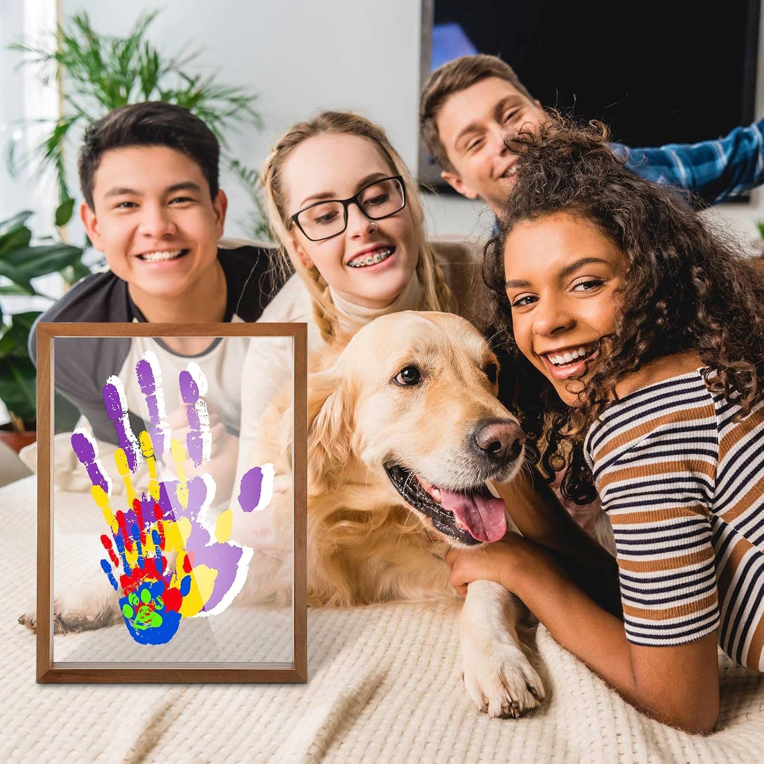 Suzile DIY Handprint Kit - Family Keepsake for Mothers Day and Fathers Day