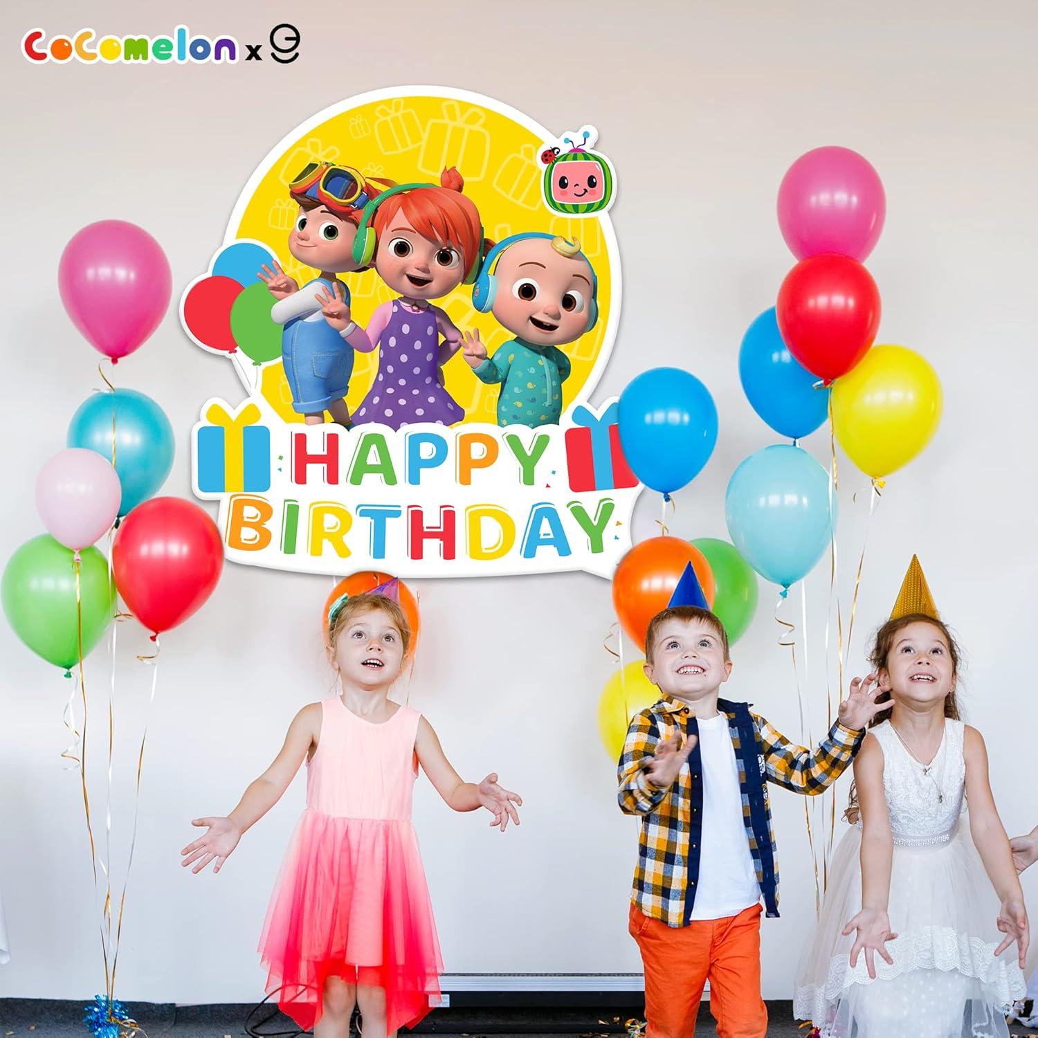 EGD CoComelon JJ and His Brothers Birthday Sign PVC
