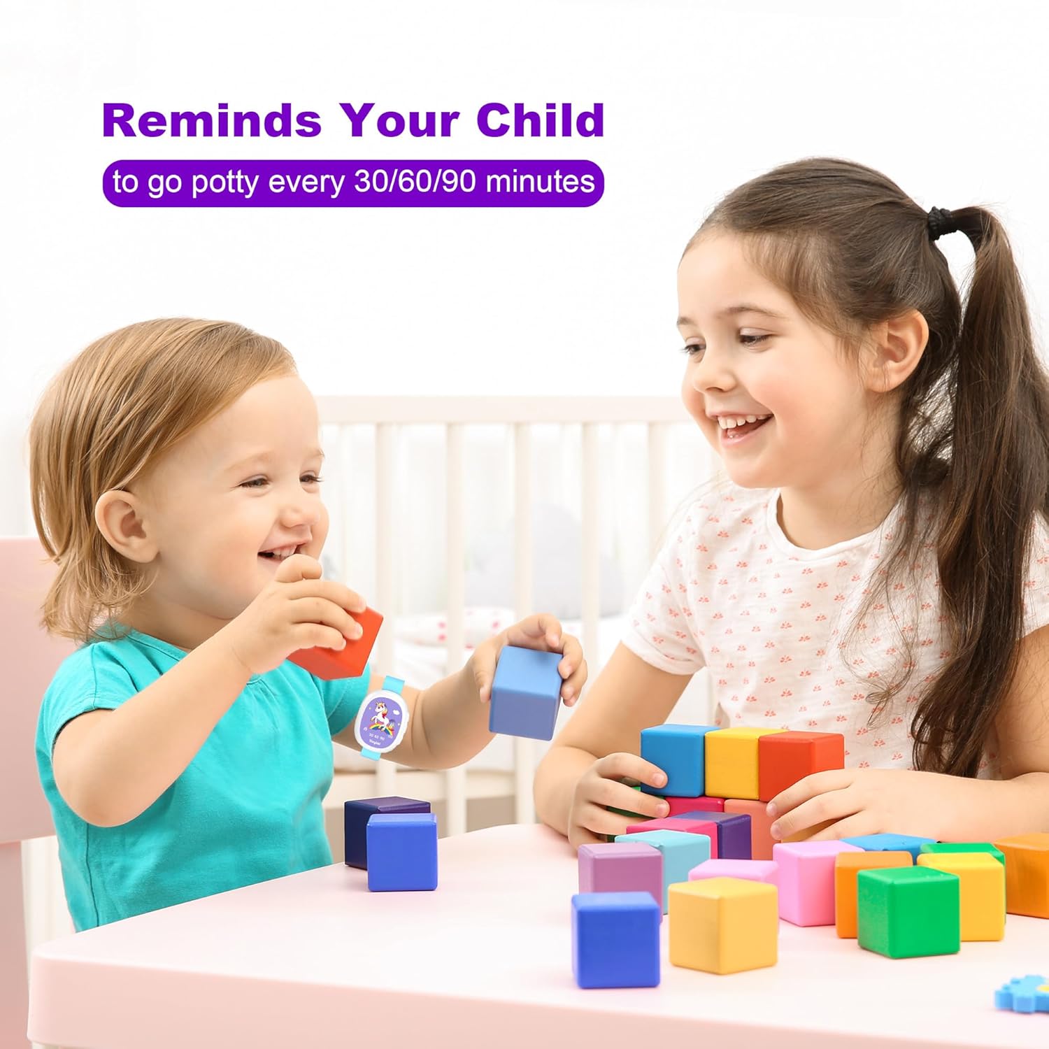Rechargeable Unicorn Potty Training Watch with Timer and Music