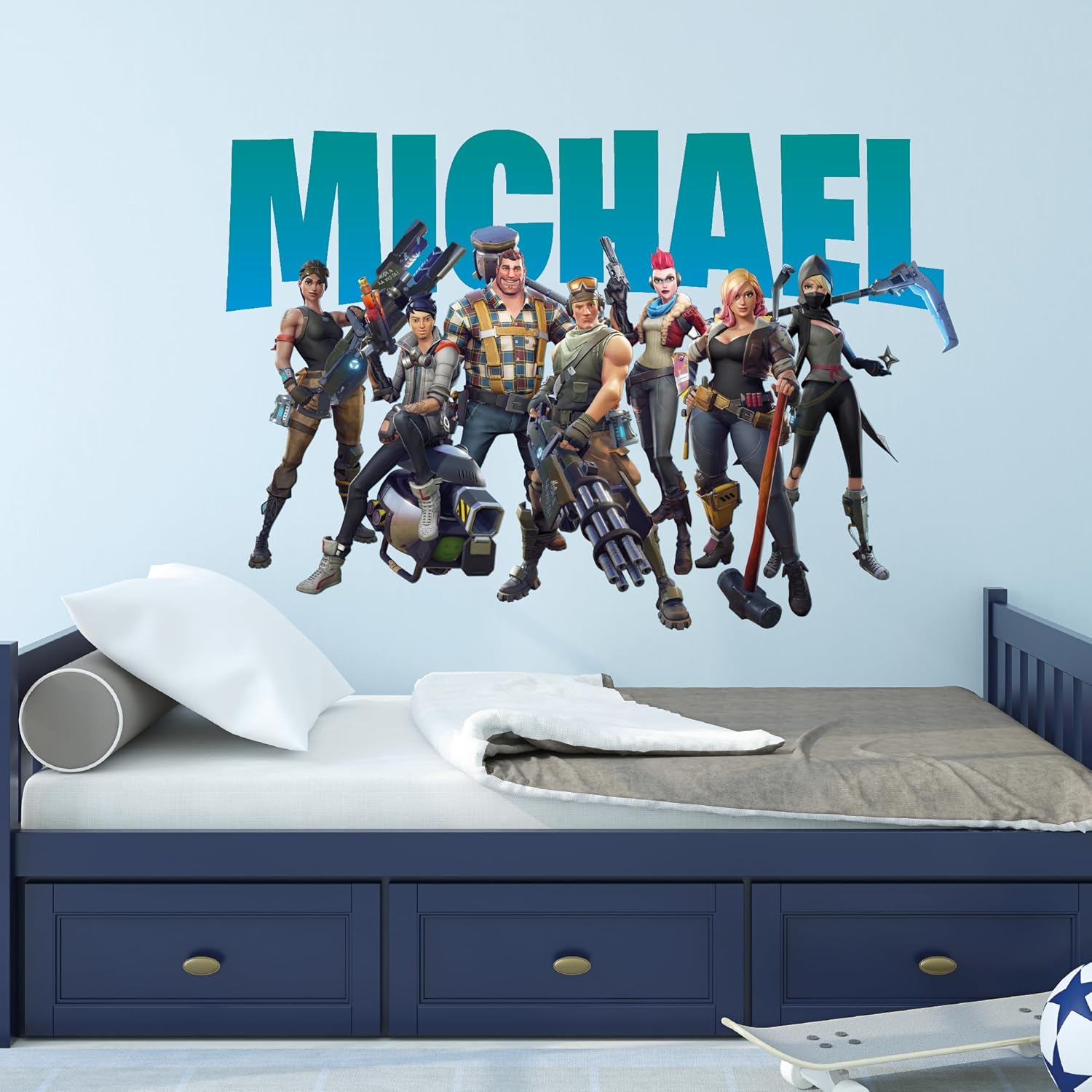 Custom Gaming Wall Decal - Personalized Gamer Room Decor