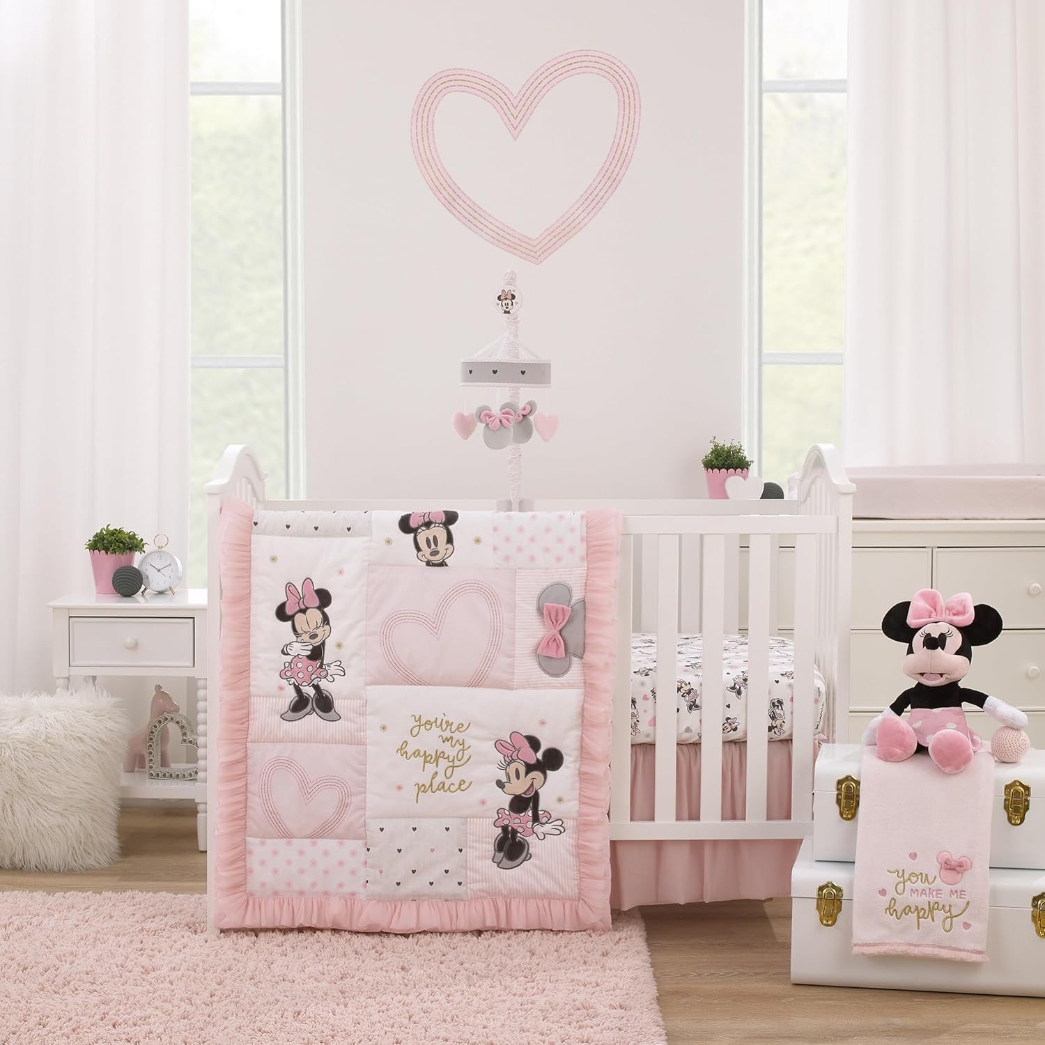 Disney Minnie Mouse Musical Mobile with Plush Ears