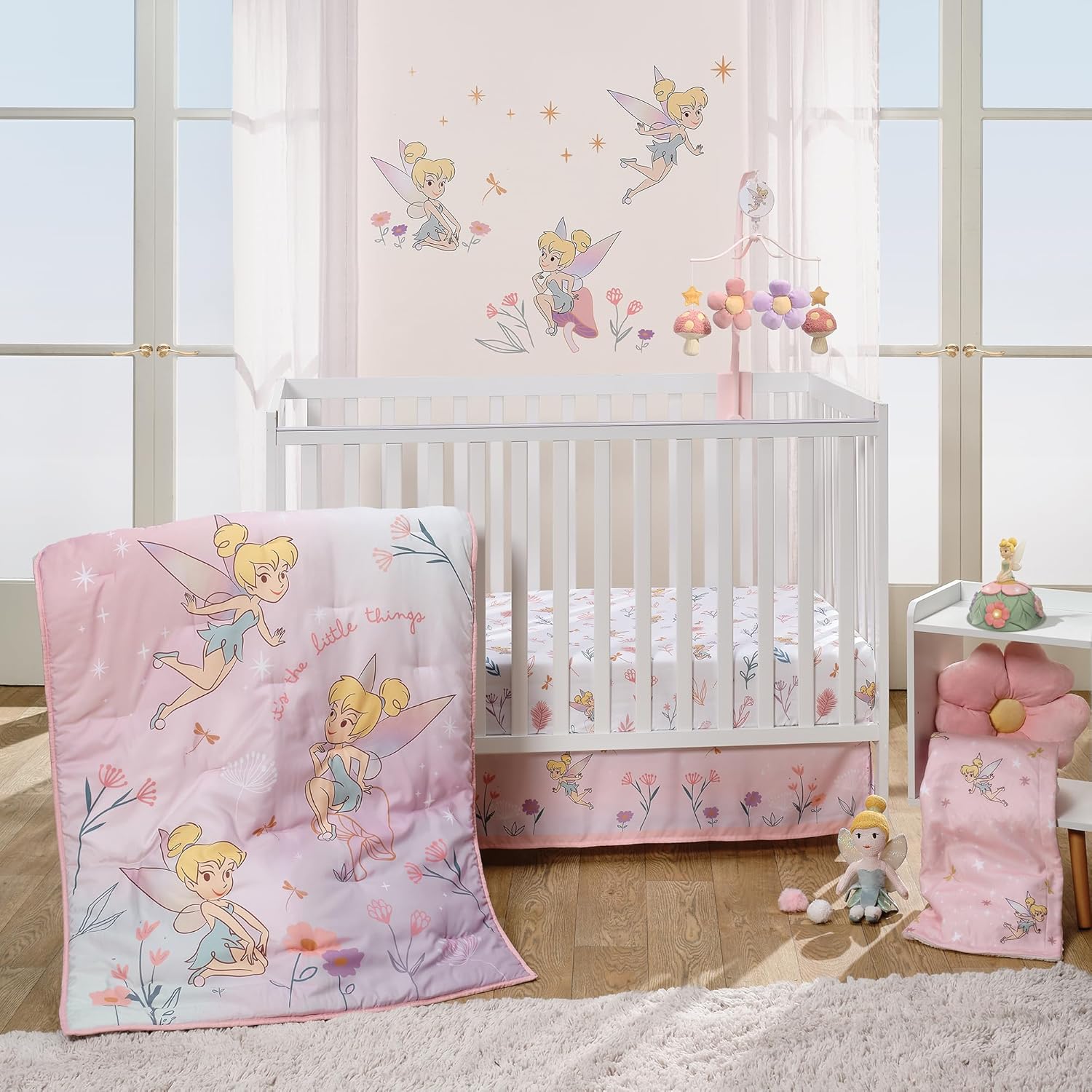 Disney Tinker Bell Musical Baby Crib Mobile Soother Toy
