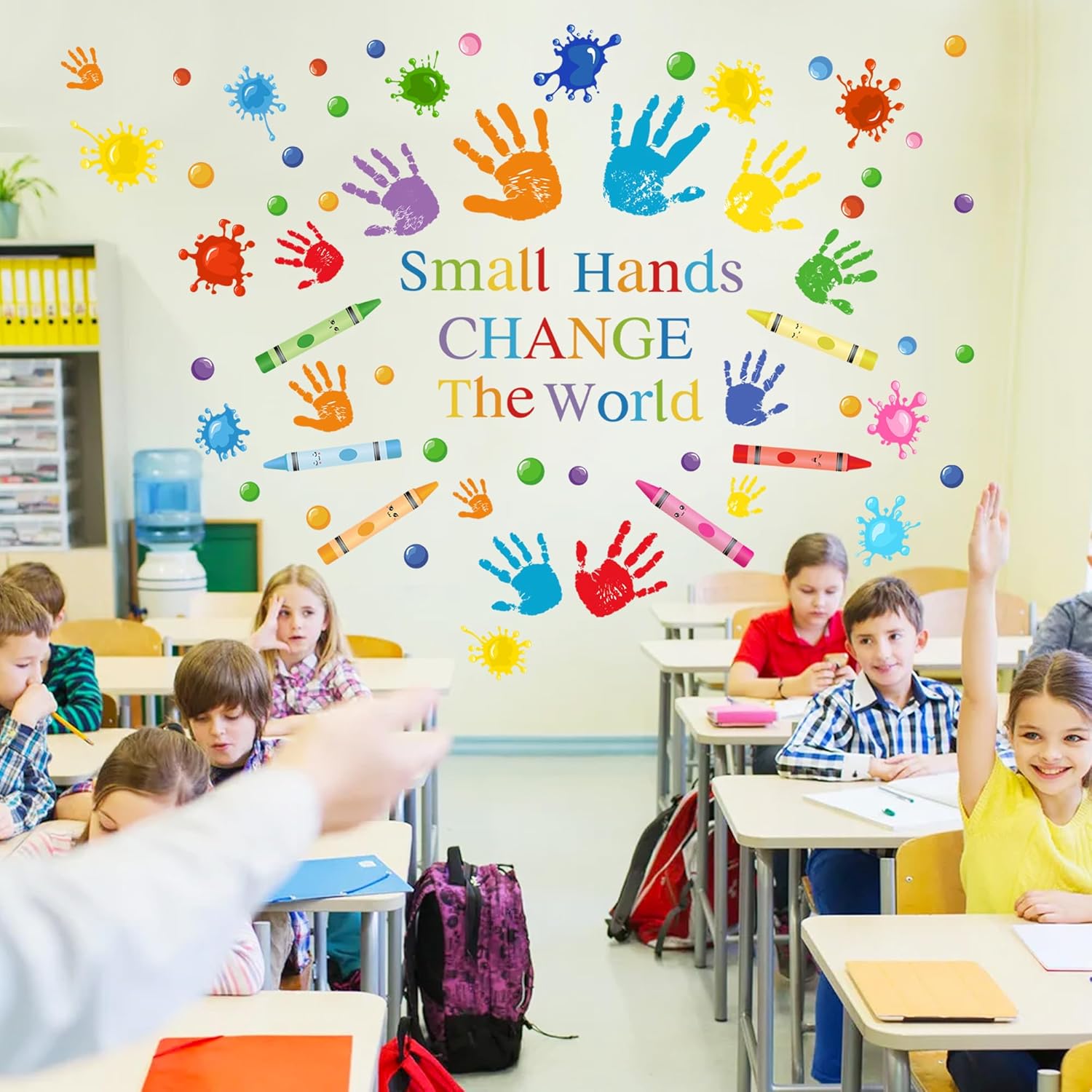 Colorful Inspirational Quotes Wall Decals for Kids Classroom Decor