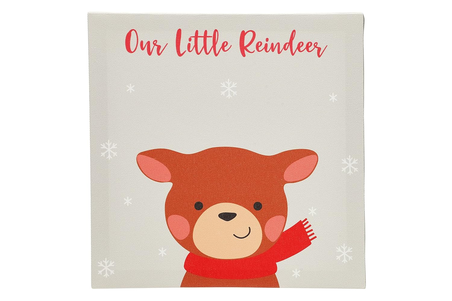 Little Holly My First Christmas Baby Print Canvas