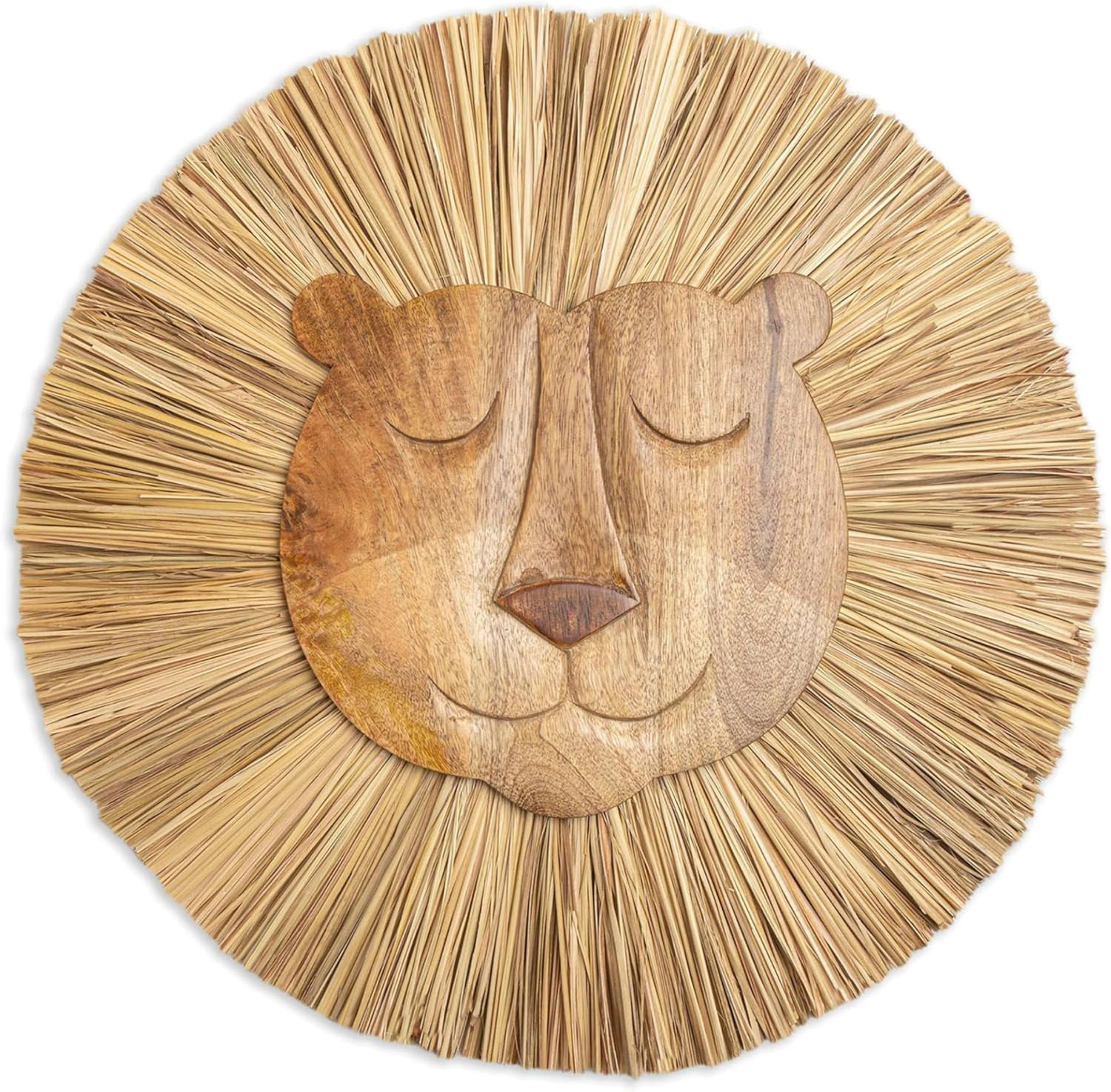 Crane Baby Wooden Lion Wall Decor for Nursery