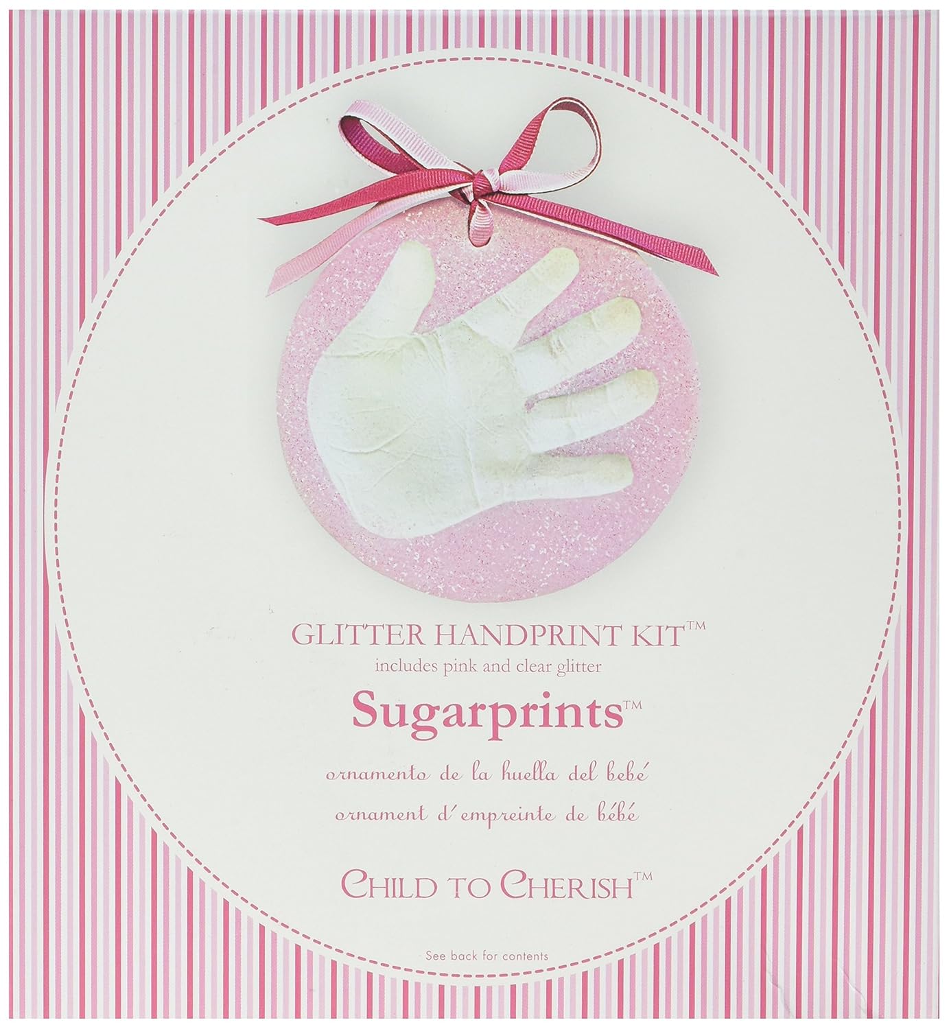 Child to Cherish Sugarprints Handprint Kit Pink